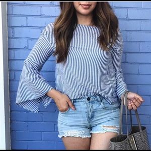 Zara stripped top